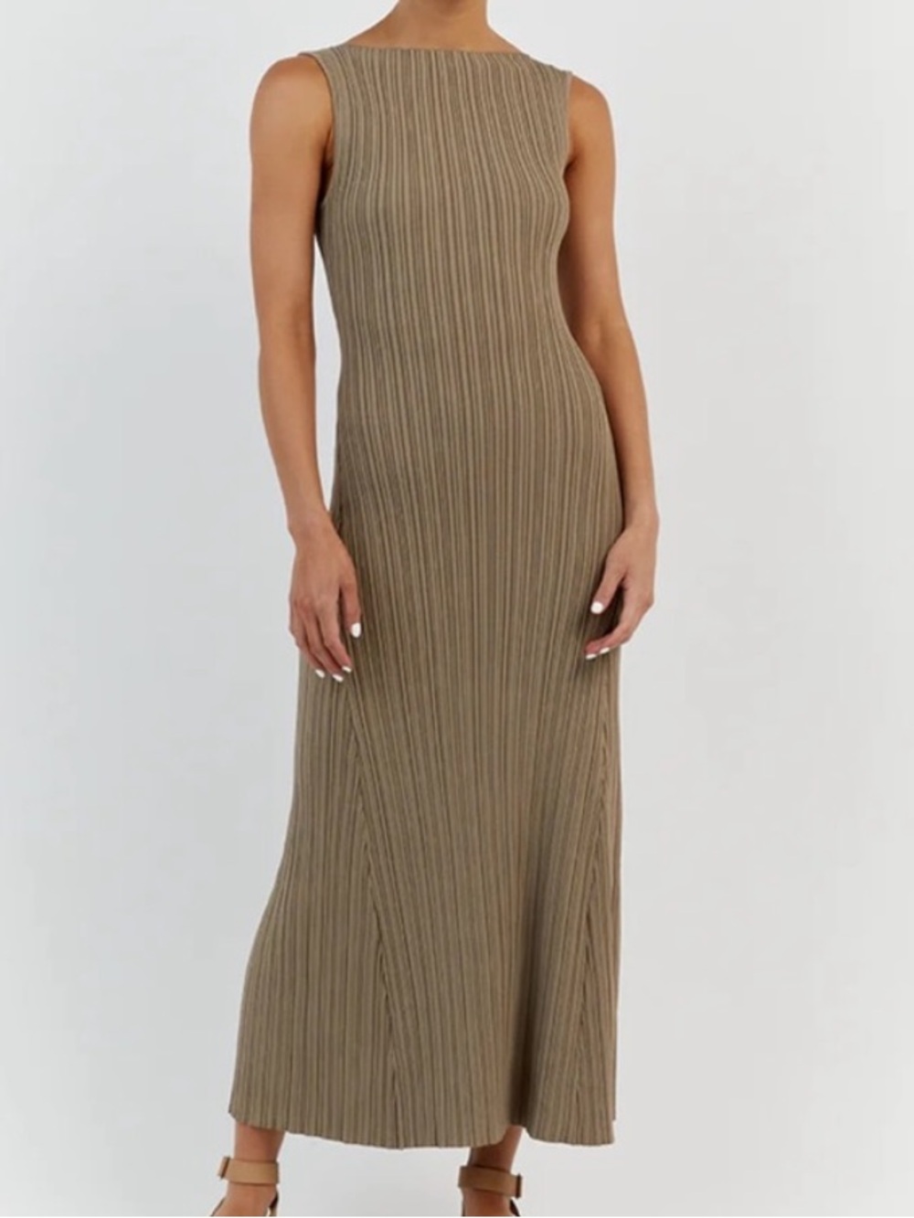 DISSH Ivy Moss Sleeveless Midi Dress, size Small